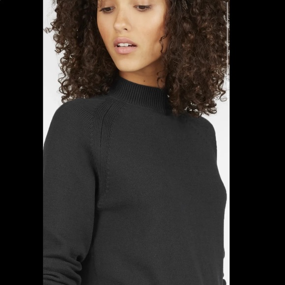 Everlane Mock Neck Crop Sweater - Picture 2 of 2